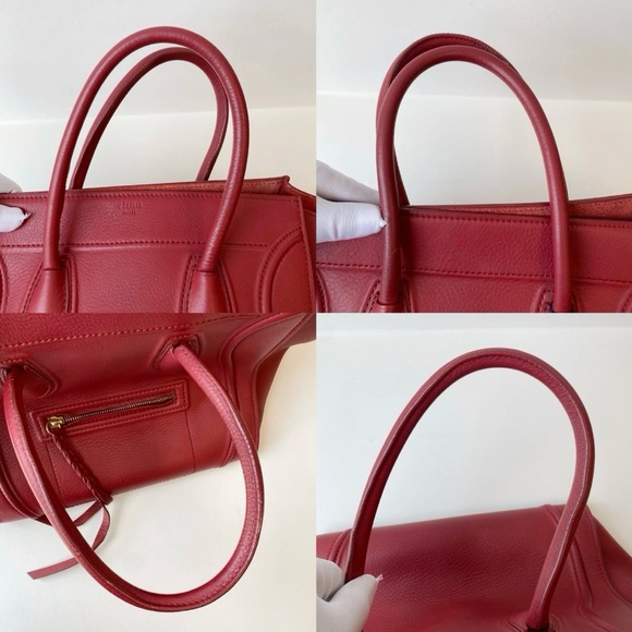 Celine Phantom Luggage Red - Picture 12 of 12